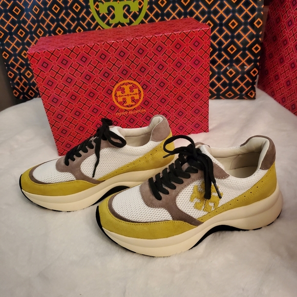 NEW! TORY BURCH FABULOUS, CHIC, & SEXY KICK TRAINER REMEMBER STR SNEAKERS SHOES - Picture 5 of 11
